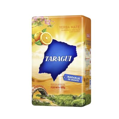Yerba Taragui Sabores del Mundo Naranja de Oriente 500 grs - Mate Taraguï Flavors of the World "Oriental Orange"