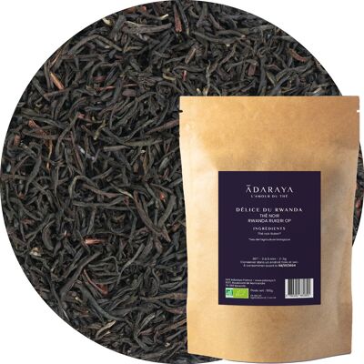 Organic black tea Délice du Rwanda doypack 100g