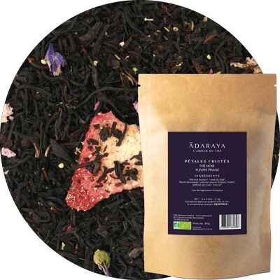 Té negro orgánico Pétalos de Frutas doypack 100g