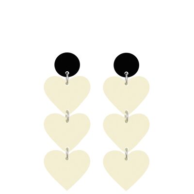 Earrings Amour Cream