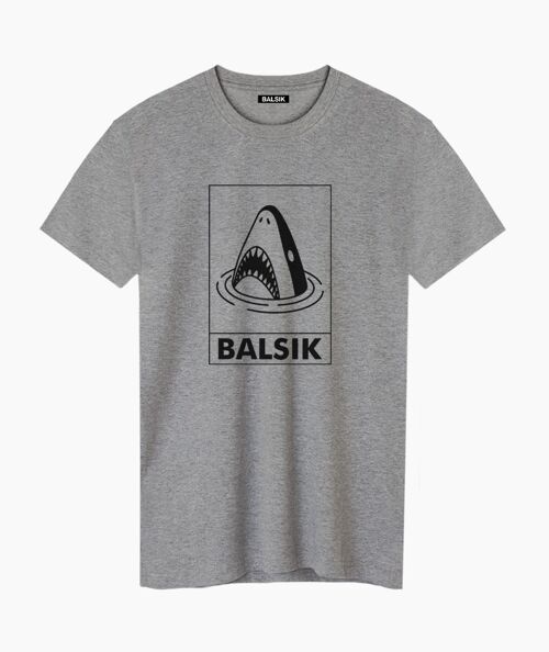 Shark gray unisex t-shirt