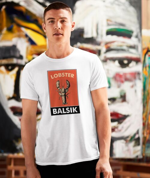 Lobster white unisex t-shirt