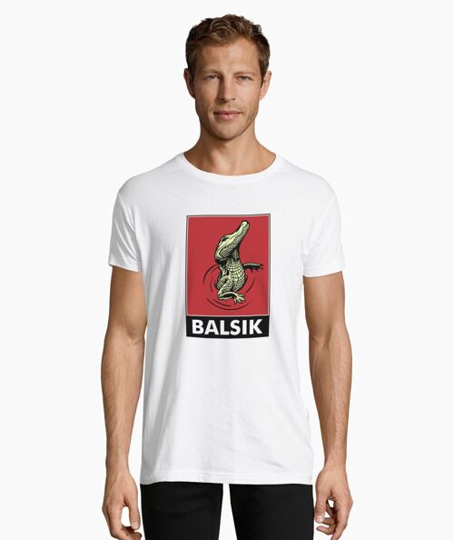Alligator white unisex t-shirt