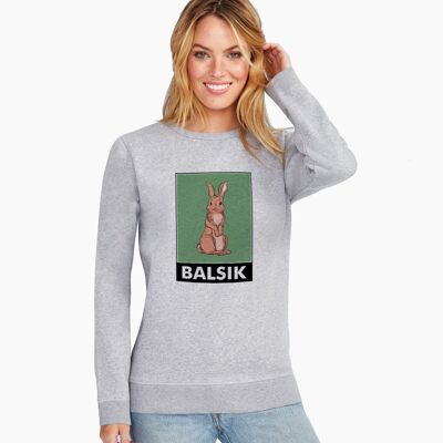Rabbit gray unisex sweatshirt