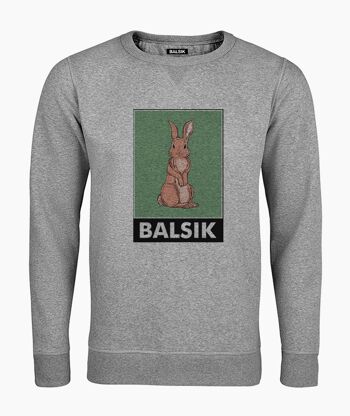 SWEAT-SHIRT UNISEXE RABBIT GRIS 2