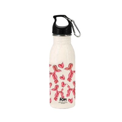 Ô mon Pop ! Globoniche-Bouteille d'Eau 500 ml, Rouge