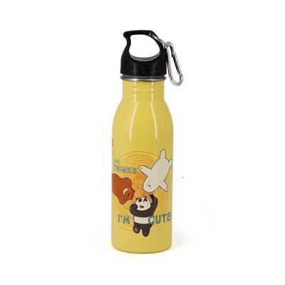 We Are Yellow Bears - Borraccia da 500 ml, gialla