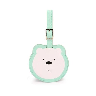 We're Bears Mint-Luggage Tag, Green