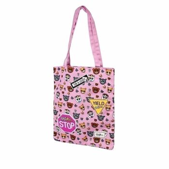 Feisty Pets Sir Growls-Shopping Bag Sac à provisions Multicolore 2