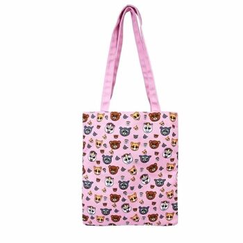 Feisty Pets Sir Growls-Shopping Bag Sac à provisions Multicolore 3