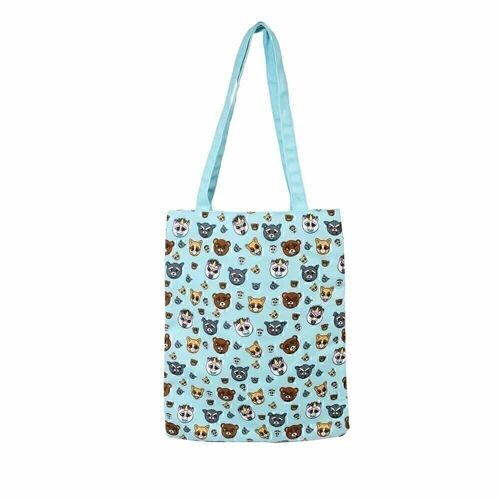 Feisty Pets Glenda Glitterpoop-Bolsa de la Compra Shopping Bag, Multicolor