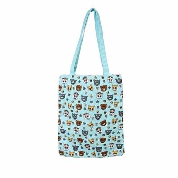 Feisty Pets Glenda Glitterpoop-Shopping Bag Sac de courses Multicolore 1
