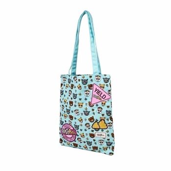 Feisty Pets Glenda Glitterpoop-Shopping Bag Sac de courses Multicolore 2
