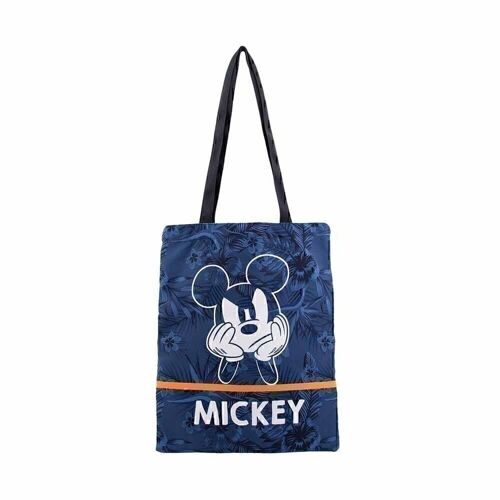 Disney Mickey Mouse Blue-Bolsa de la Compra Shopping Bag, Azul Oscuro