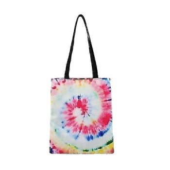 Oh Mon Pop ! Tie Dye-Shopping Bag Shopping Bag, Multicolore 1