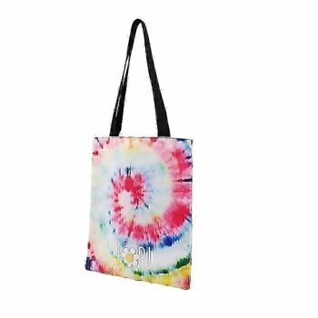 Oh Mon Pop ! Tie Dye-Shopping Bag Shopping Bag, Multicolore 3