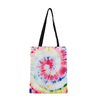 Oh Mon Pop ! Tie Dye-Shopping Bag Shopping Bag, Multicolore 4