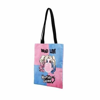 DC Comics Harley Quinn Bad Girl-Shopping Bag Sac à provisions Rose 1