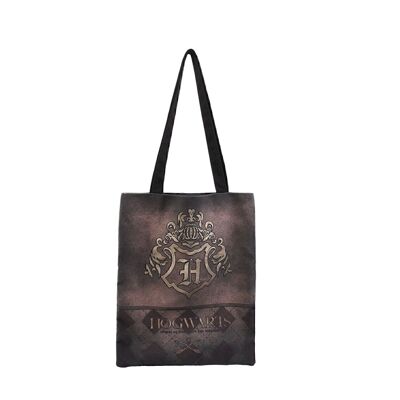 Harry Potter Gold-Shopping Bag Shopping Bag, Marron
