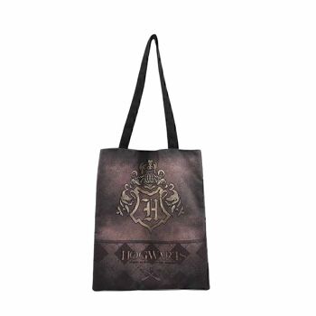 Harry Potter Gold-Shopping Bag Shopping Bag, Marron 3