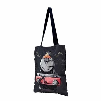 Harry Potter Train-Shopping Bag Shopping Bag, Noir 3