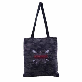 Stranger Things Hunting-Shopping Bag Sac à provisions, Gris 2