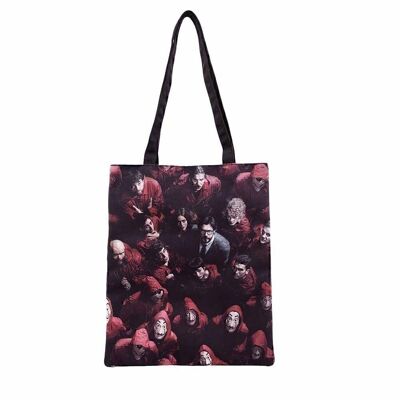 La Casa de Papel Together-Shopping Bag Einkaufstasche, Mehrfarbig