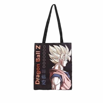 Dragon Ball (Bola de Dragón) Kakarot-Bolsa de la Compra Shopping Bag, Negro