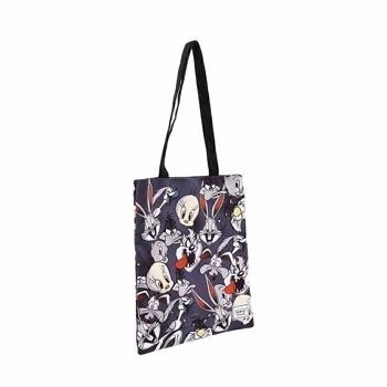 Looney Tunes Folks-Shopping Bag Sac à provisions, Gris 4