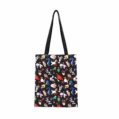 Looney Tunes Gang-Shopping Bag Sac de courses Multicolore