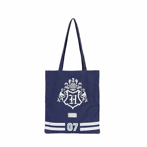 Harry Potter Academy-Bolsa de la Compra Shopping Bag, Azul Oscuro