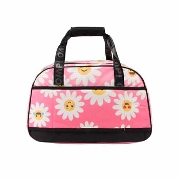 Oh Mon Pop ! Happy Flower-Sport Pocket Sac de sport Rose 3