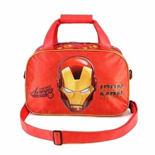 Marvel Iron Man Armour-Bolsa de Deporte, Rojo
