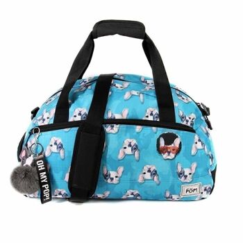 Oh Mon Pop ! Doggy-Duffel Bag Uptown, Bleu 3