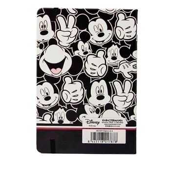Disney Mickey Mouse U.S.R.- Carnet de notes, noir 2