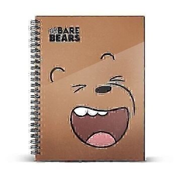 We Are Brown Bears-A5 Notebook Graph Paper, Marron