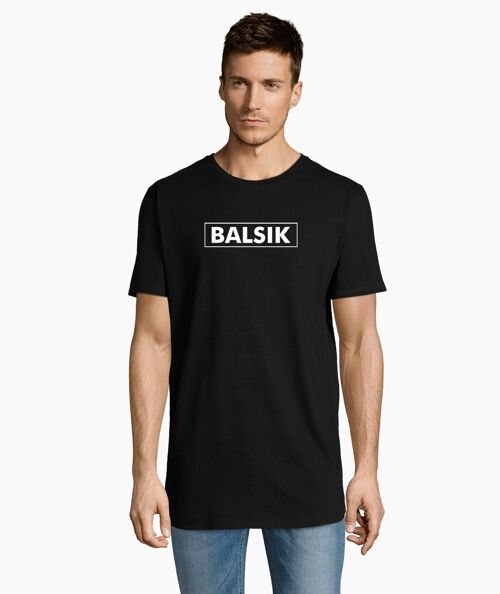 Balsik  tr. black extra long t-shirt