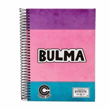 Dragon Ball (Dragon Ball) Bulma-Notebook A5 Papier millimétré, Rose 3