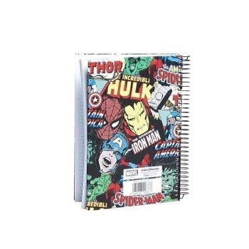 Marvel Art-Notebook A5 Papier millimétré Multicolore 2