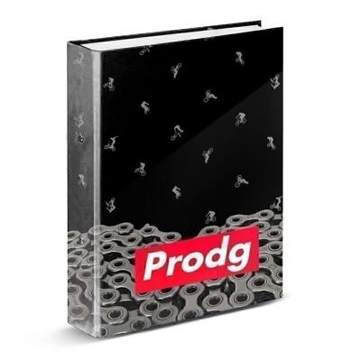 PRODG Chains-Carpeta 4 Anillas, Negro