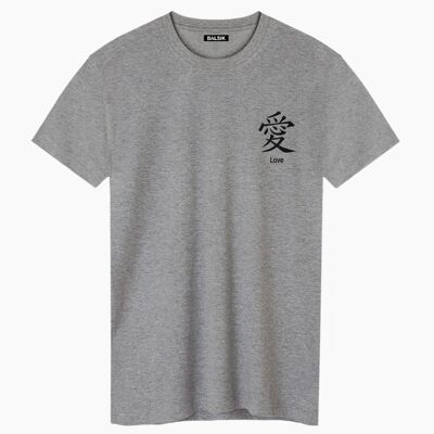 Love in japan gray unisex t-shirt