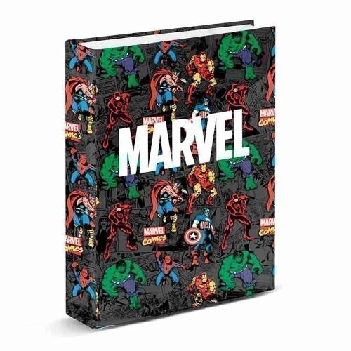Marvel Brawl-Carpeta 4 Anillas, Multicolor