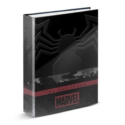 Marvel Venom Monster-4 Classeur à anneaux Noir