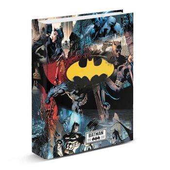 DC Comics Batman Darkness-Classeur à 4 anneaux, multicolore