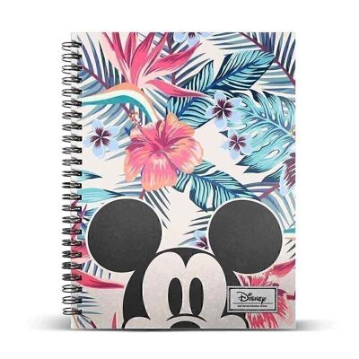 Disney Mickey Mouse Eden-Notizbuch, A4, kariertes Papier, Blau