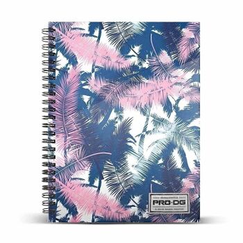 PRODG Sumatra-Notebook A4 Papier millimétré, Lilas