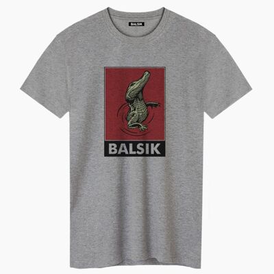 Alligator gray unisex t-shirt