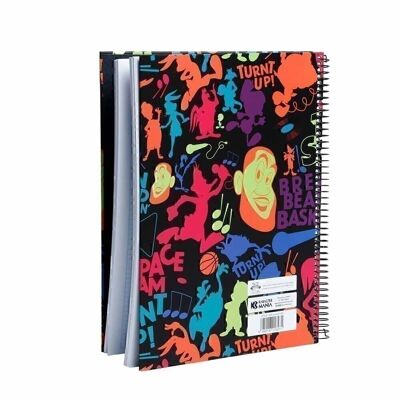 Looney Tunes Space Jam 2: A New Legacy Tune Squad-Notebook A4 quaderno, multicolore