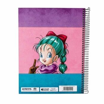 Dragon Ball (Dragon Ball) Bulma-Notebook A4 Papier millimétré, Rose 2