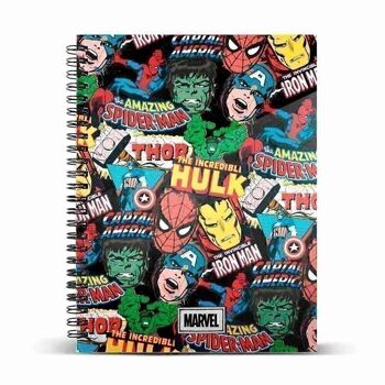 Marvel Art-Notebook A4 Papier millimétré Multicolore